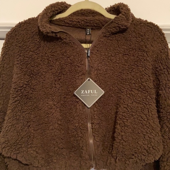 Zanful zip up sweatshirt NWT - Picture 2 of 4